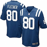 Nike Men & Women & Youth Colts #80 Fleener Blue Team Color Game Jersey,baseball caps,new era cap wholesale,wholesale hats